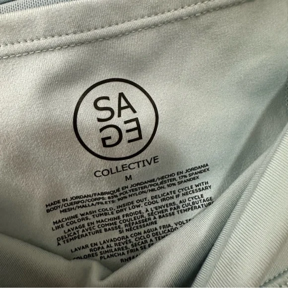 Sage‎ Collective Light Blue 7/8 Leggings Women’s Size M - Picture 6 of 6